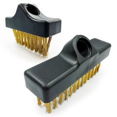Replacement Brush Heads – Weed Wire Brush & Decking Head Set