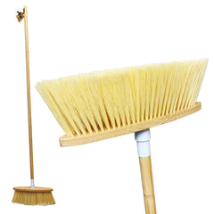 Bamboo Indoor Soft Broom for Hard Floors & Carpets