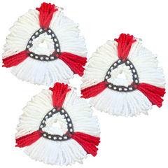Spin Mop Replacement Head - 3 Pack