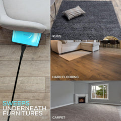 Manual Carpet Cleaner for Rugs & Hard Floors