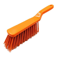 Replacement Hand Brush – Stiff PVC Bristles Orange Sweep Brush