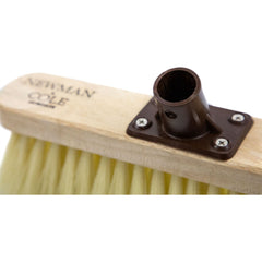 12" Newman & Cole Soft Synthetic Broom Head with Plastic Bracket