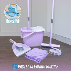 Lilac Cleaning Set | Mop, Bucket, Broom & Cleaning Tools