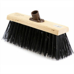 Newman and Cole 13 Inch PVC Flat Broom Head with Plastic Socket