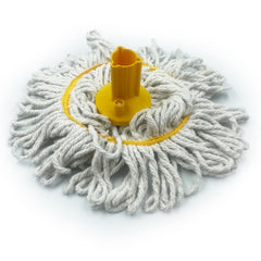 Yellow 350mm Looped Cotton Mop Head | Colour Coded