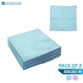 Pack of 3 Duck Egg Microfibre Cleaning Cloths | Soft Cloth