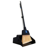 Trade Long Handled Dustpan and Brush Set | Stiff Bristle Heavy Duty