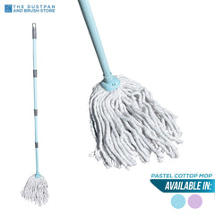 Duck Egg Cotton Mop | Absorbent Floor Mop with Handle