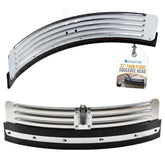 22" Curved Metal Floor Squeegee Head with Rubber Blade