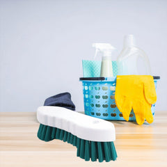 Green Colour Coded Double Winged Scrubbing Brush