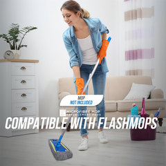 Static Mop Refill Pads Pack of 4 Microfibre Cloths