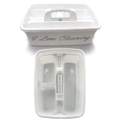 I Love Cleaning Caddy | Cleaning Supplies Storage Tray