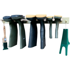 TDBS WALL Welly Rack with Hooks