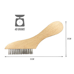Soft Stainless Steel Lamb Chop Brush – Scratch Tool