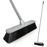 Silver Indoor Soft Sweeping Broom with Screw Fit Handle