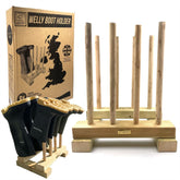 Wooden Welly Boot Stand | Holds 4 Pairs of Wellington Boots