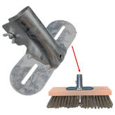 Large Metal Broom Socket Bracket for 1⅛" Platform & Yard Brooms