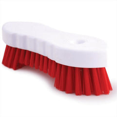 Red Double Winged Scrubbing Brush | Heavy Duty Floor Brush