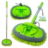 Chenille Car Wash Mop with Telescopic Handle