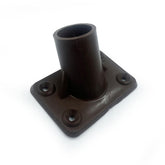 Plastic Broom Handle Bracket 15/16" (23–24mm) – 4 Hole Socket