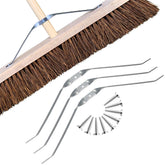 Newman & Cole Metal Broom Stays with Screws | Pack of 3