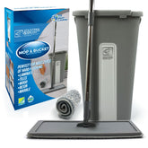 Magic Wash & Dry Flat Mop and Bucket Set – Compact Floor Cleaning