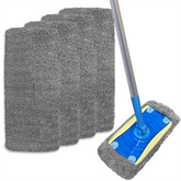 Static Mop Refill Pads Pack of 4 Microfibre Cloths