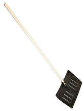 Plastic Snow Scoop Shovel with Wooden Handle – 44cm Snow Shovel