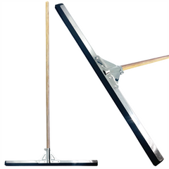 30" Foam Floor Squeegee with Handle – Black Floor Water Squeegee
