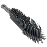 Grey Rubber Hand Brush for Pet Hair & Sofas