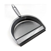 Plastic Dustpan Only with Rubber Lip | Value Silver Dustpan