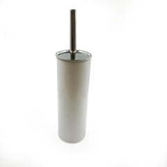 White Toilet Brush and Holder Set for Bathrooms
