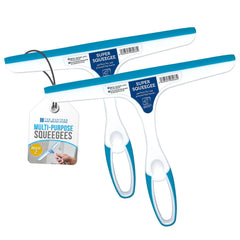 Window & Shower Squeegee Pack of 2 – Blue & White