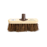 Newman and Cole 10" Natural Stiff Bassine Broom Head with Plastic Socket