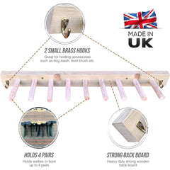 TDBS WALL Welly Rack with Hooks