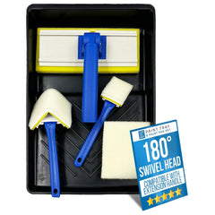 Paint Pad Set with Tray for Walls, Ceilings & Edging