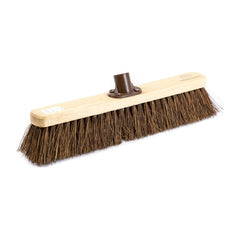 18" Newman & Cole Stiff Bassine Broom Head with Plastic Bracket