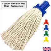 Blue Colour Coded Cotton Mop Head 12PY