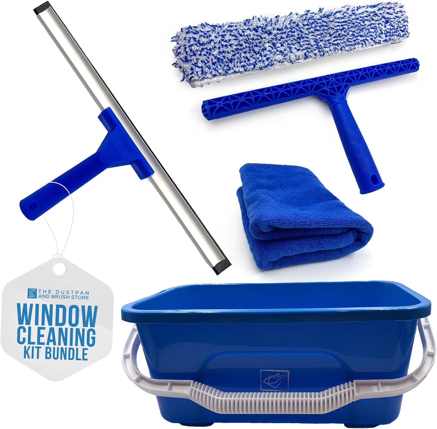Window Cleaning Kit – Squeegee, Applicator & 42cm Bucket Set