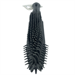 Grey Rubber Hand Brush for Pet Hair & Sofas
