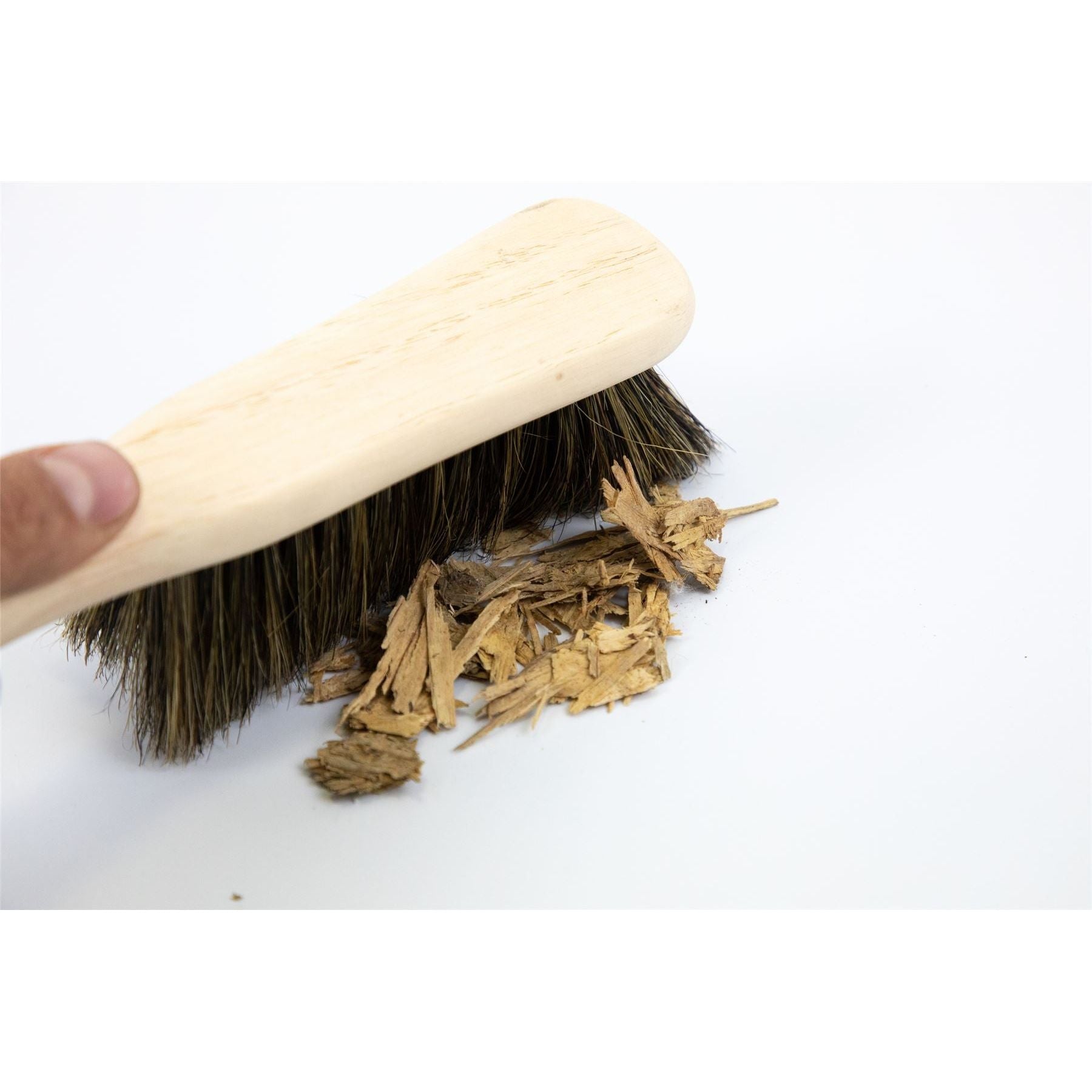 Natural Soft Hair Bristle | Unvarnished Banister Hand Brush