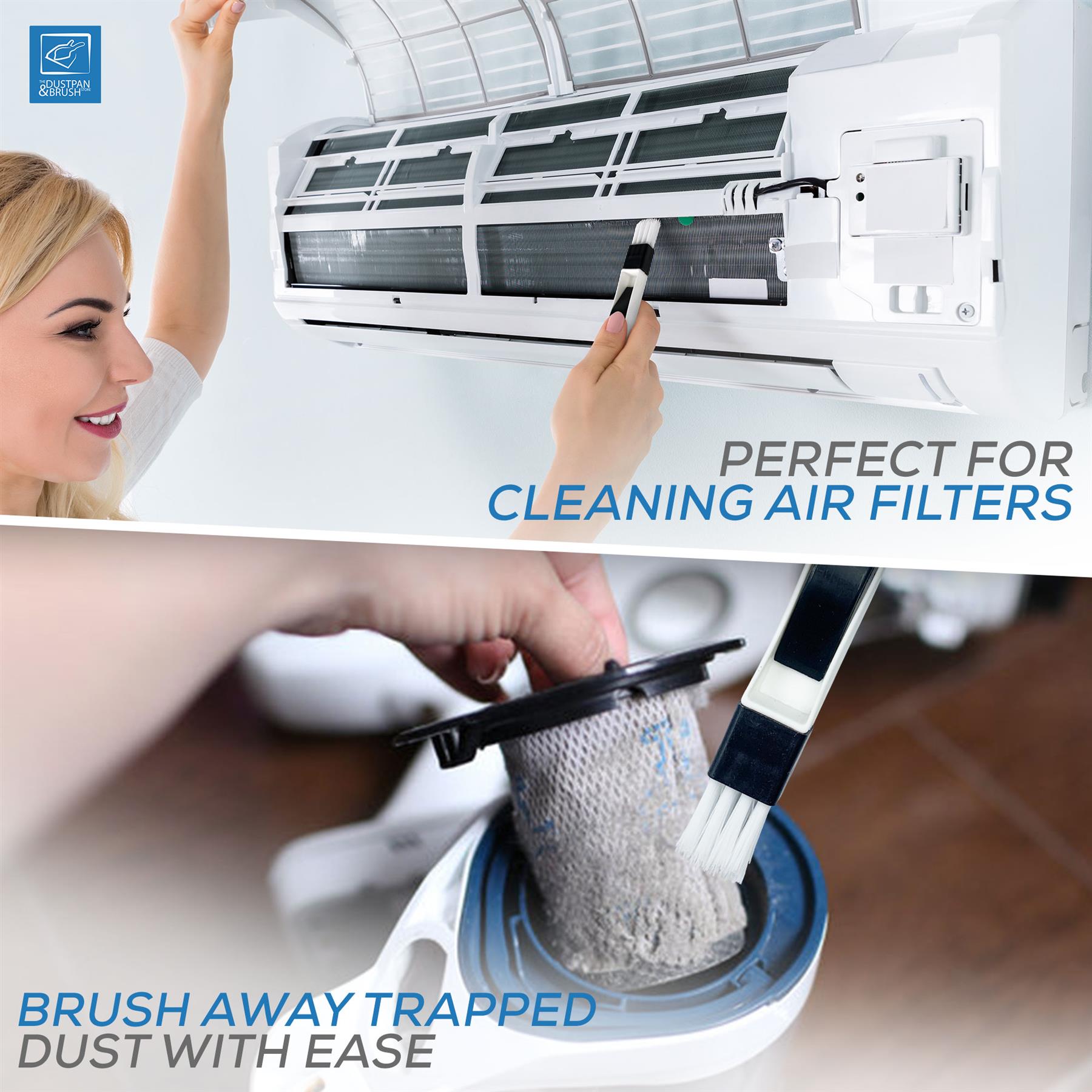 Micro Dustpan & Brush Set – Compact Cleaning Set for Small Spaces