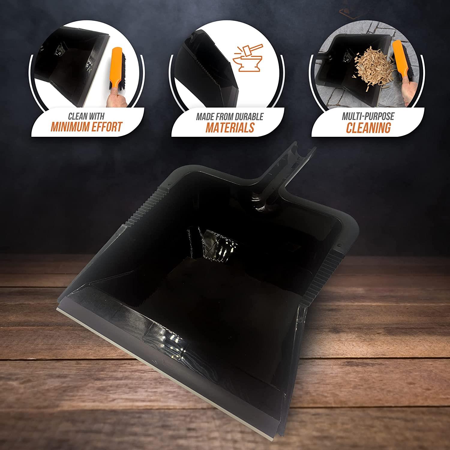 Newman and Cole Large Black Garden Dustpan