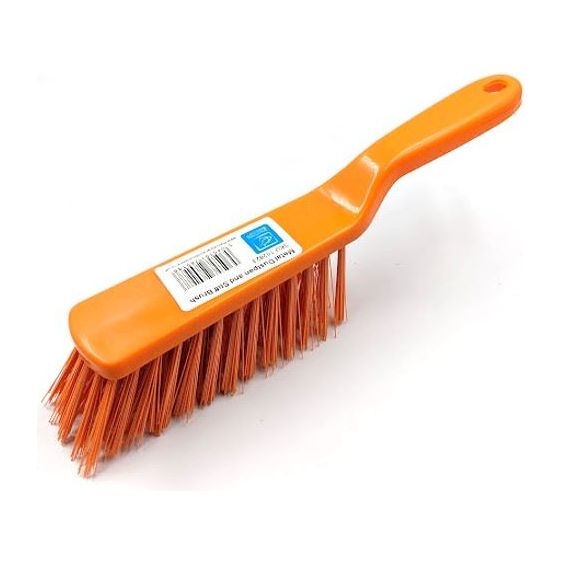 Replacement Hand Brush – Stiff PVC Bristles Orange Sweep Brush