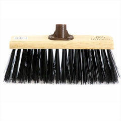 Newman and Cole 13 Inch PVC Flat Broom Head with Plastic Socket