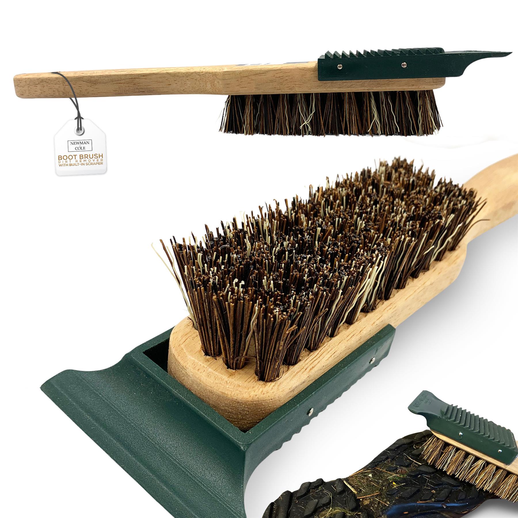 Newman & Cole Shoe & Boot Brush with Mud Scraper
