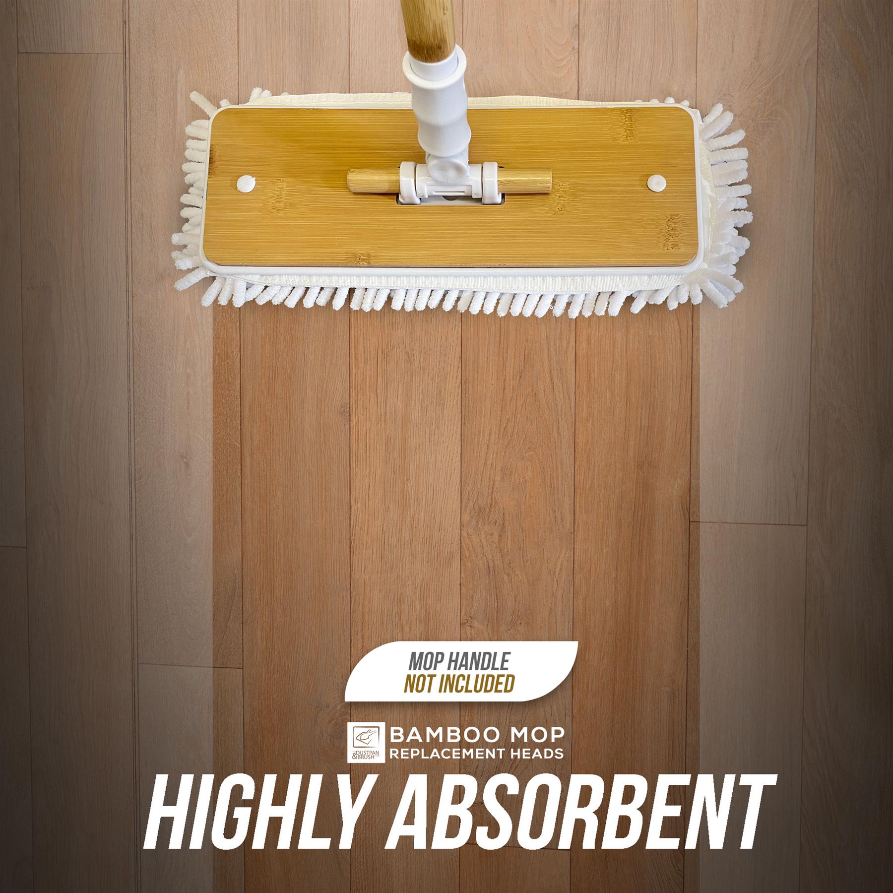 Bamboo Noodle Mop Head Refills - Pack of 2