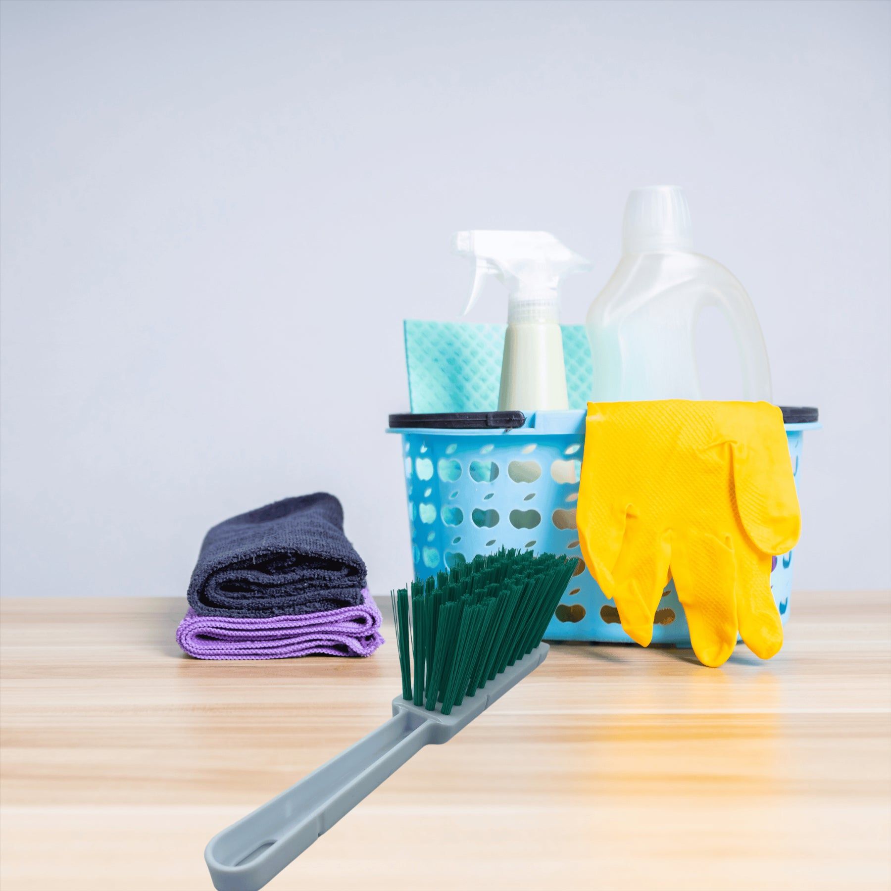 Green Hygiene Hand Brush – Soft & Stiff Colour Coded Brush
