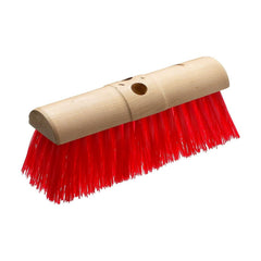 13 Inch 330mm Stiff PVC Saddle Back Broom Head - Yard Brush