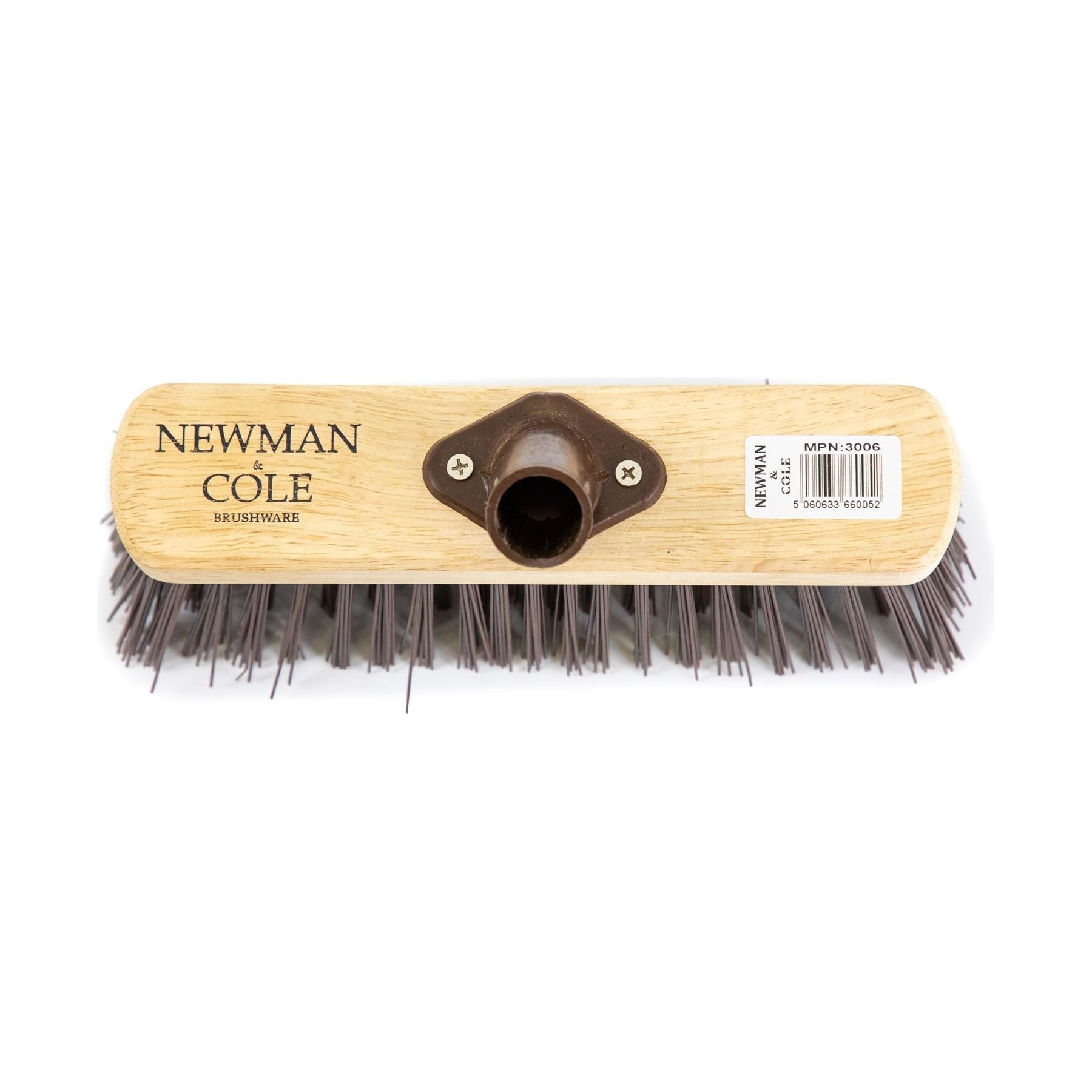 Newman and Cole 10" Stiff PVC Broom Head with Plastic Socket